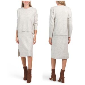 CECE Sweater Dress Set – Tank Dress + Matching Sweater, Size Medium